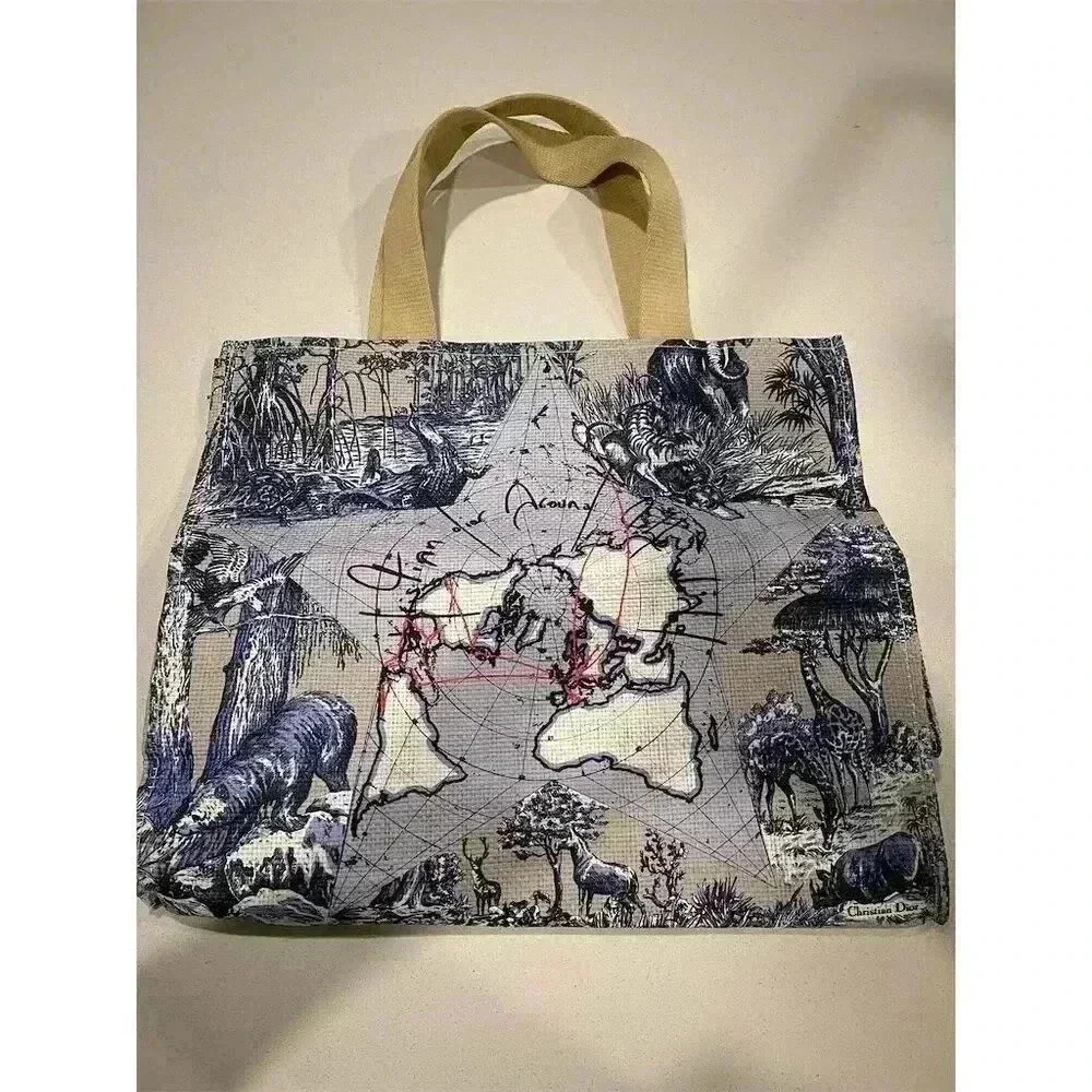Dior Around The World Novelty Tote Bag - Picture 3 of 6